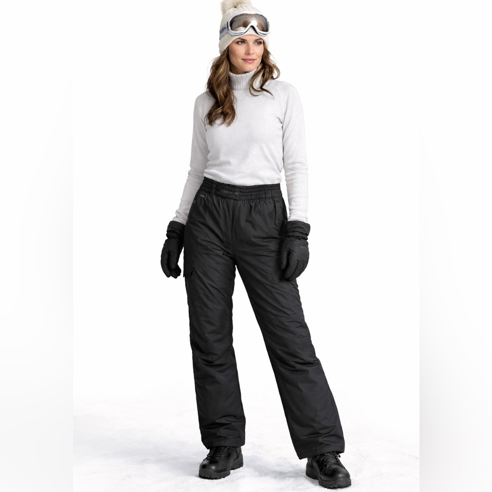 OBERMEYER‎ HydroBlock Waterproof Ski Snow Pants Black Womens 12 Winter Outdoor